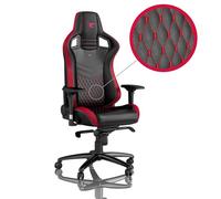 noblechairs EPIC Silla de Gaming - Silla de Oficina - Silla de Escritorio - Reclinable a 135 ° - Cuero Sintético PU - 120 kg - Diseño de Asiento de Carreras - Edición Mousesports