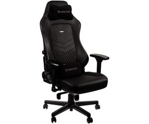 Noblechairs Hero Cuero Real Silla Gaming Negra