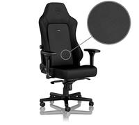noblechairs Hero Silla de Gaming - Silla de Oficina (Edición Negra, Cuero Sintético PU)