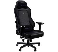Noblechairs Silla gaming HERO – Cuero PU, Reclinable 135°, 150 kg – Negro/Azul