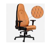 Noblechairs Icon Real Leather Cognac/Negro - Silla gaming