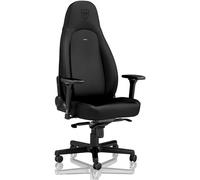 Noblechairs Icon Silla Gaming Ergonómica Cuero PU, Black Edition
