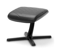 Noblechairs Reposapiés 2, Negro | Reposapiés ajustable en altura e inclinación, tapizado, base antideslizante, ideal escritorio y silla gaming, Negro