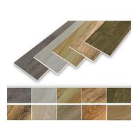 NoblesBox Click Suelo de vinilo duro SPC decoración de roble, impermeable y antideslizante, 4 mm + 1 mm, aislamiento de ruido, suelo radiante, resistente a la abrasión y sistema