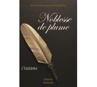 Noblesse De Plume (ebook)