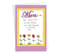 NobleWorks 0054 - Tarjeta de felicitación para el día de la madre con sobre de 12,7 x 17,7 cm