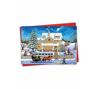 NobleWorks C5080JXTG - Tarjeta de felicitación navideña con sobre de 5 x 7 pulgadas (1 tarjeta)