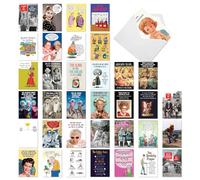 NobleWorks, Juego de 36 tarjetas de felicitación de cumpleaños divertidas con sobres de 5 x 7 pulgadas (36 diseños, 1 de cada uno) Bday Getting Old AC10798BDG-B1x36