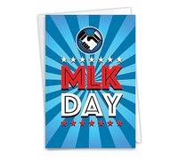 NobleWorks Martin Luther King Jr. Day - Tarjeta de papel con sobre de 5 x 7 pulgadas (1 tarjeta) MLK Jr. Day C10261MKG