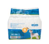 Nobleza 24x Pañales para Perros Desechables Hembra Cachorro Entrenamiento Pañales Súper Absorbente Envolturas para Mascotas Paquete de 24 Cintura 33-53CM ，XL