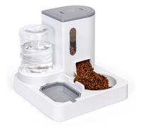 Nobleza - 2 En 1 Comedero para Gatos, Bebedero Automático para Gatos, 500ml Dispensador Automático Tazones para Mascotas Pequeños, Alimentador de 2,2