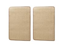 Nobleza - 2 Piezas Alfombrilla Rascador para Gatos, Alfombra de Sisal, Cuerda de Sisal Natural, Rascador Gatos para Proteger Sofás y Muebles