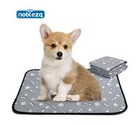 Nobleza 2 PiezasAlmohadillas de Entrenamiento Lavables para Perros, Empapadores para Perros Reutilizables, para Perros y Gatos Grey-60*90cm