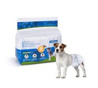 Nobleza 24x Pañales para Perros Desechables Hembra Cachorro Entrenamiento Pañales Súper Absorbente Envolturas para Mascotas Paquete de 24 Cintura 33-53CM ,XL