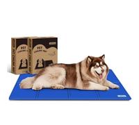 Nobleza 2X Alfombrilla Refrescante para Perros Extra Grandes, 140 * 90cm, Auto Refrigerante No Tóxico, Cama Ideal para Perros en Verano, XXXL, Azul