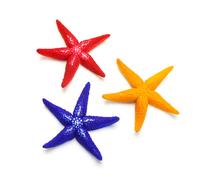 Nobleza - 3 Piezas Adornos para Acuarios Decoración del Acuario Estrella de Mar Artificial, Decoración de Pecera, Estrella de Mar Fluorescente |