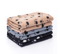 Nobleza - 3 x Manta Suave de Felpa para Perro, Mantas Mullida para Perros Gatos Conejos y Otras Mascotas, Lavable, para Sofá y Cama Perro