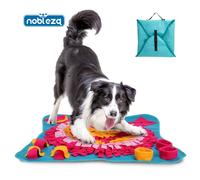 Nobleza - Alfombra Olfativa Juego de Inteligencia para Perros - Juguete Interactivos Snuffle Mat para Perros - Estera de Alimentación Lenta Portátil