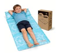 Nobleza Alfombra Refrescante con Almohada Integrada para Cama - Gel Activado por Presión， Enfriamiento Instantáneo sin Agua ni Electricidad - Ideal para Fiebre， Sofocos， Sudores Nocturnos - 70x110cm