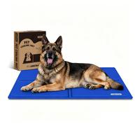Nobleza Alfombrilla Refrescante para Mascotas - Gel Auto-refrigerante No Tóxico, Ideal para Perros y Gatos en Verano - Tamaño: 50x65 cm - Azul