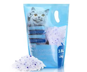 Nobleza - Arena para gatos de sílice Camada para gatitos de gel de diamante 3.8L Absorbente, Cómodo Biodegradable
