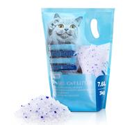 Nobleza - Arena para gatos de sílice Camada para gatitos de gel de diamante 7.6L/3KG Absorbente, Cómodo Biodegradable
