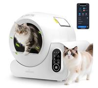 Nobleza - Arenero Autolimpiable para Gatos SL02, 70L Cajas de Arena Automática para Gatos, Triple Eliminar olores, Control de App,Protección de Seguridad integrada, Anti-Fugas para Varios Gatos