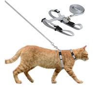 Nobleza Arnés para Gatos con Correa, Ajustable Antiescape Seguridad Arnés para Gatos y Cachorros