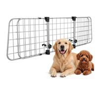 Nobleza Barrera para Perros de Coche - Separador Extensible Universal 96-145×30 cm - Reja de Seguridad de Acero - Instalación sin Herramientas - Para