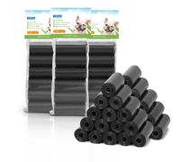 Nobleza Bolsas Caca Perro, 1080 Unidades Bolsas Excrementos Perros, Extra Grueso, Fuerte y a Prueba. 6 Rollos por Pack, 72 Rollos , Color Negro