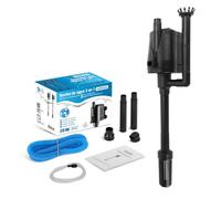Nobleza- Bomba Sumergible (25W 1500L/H) Bomba de Repuesto para Fuentes para Mascotas, acuarios, peceras, estanques, con Accesorios(3)