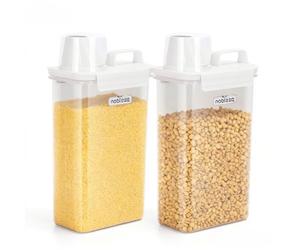 Nobleza Botes Cocina Almacenaje， 2.5L Botes Cocina Almacenaje Recipientes， Recipientes Herméticos para Alimentos，Plástico de Alimentos Sellados con Tapa