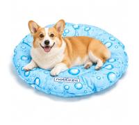 Nobleza Cama de Enfriamiento para Mascotas, Almohada Autorrefrigerante para Perros y Gatos, Alfombra Redonda de Gel Frío para Verano, Cojín Refrescante Impermeable, 52 * 52 * 5CM