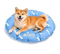 Nobleza Cama de Enfriamiento para Mascotas, Almohada Autorrefrigerante para Perros y Gatos, Alfombra Redonda de Gel Frío para Verano, Cojín Refrescante Impermeable, 62 * 62 * 5CM
