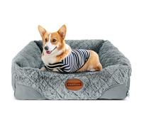Nobleza Cama Perros Medianos, Cama para Perro Lavable con Fondo Antideslizante, Cama para Mascotas de Felpa Suave y Mullida, M, 70x60x20cm