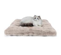 Nobleza Cama Gato, Manta Espesa para Gatos, Cama Perro Pequeño Esponjoso y Lavable, con Parte Inferior Antideslizante, 50 x 40cm, Marrón