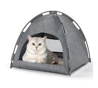 Nobleza Cama para Gatos y Perros, Cueva Mediana Lavable con Cojín Extraíble, Casa para Mascotas, Ideal para Uso en Exteriores e Interiores