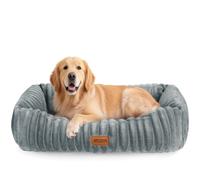 Nobleza Cama para Perro Pequeño, Cama de Perro Lavable, 85x75x20cm para Perros con Suave Relleno de Esponja, Fondo Antideslizante, Funda Extraíble,