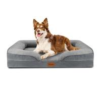 Nobleza Cama Perros Grande, 135x107x17cm, Sofá Perro con Espuma Viscoelástica, Cama Ortopédica Perros Lavable y Impermeable, Colchon Perro Medianos