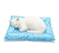 Nobleza Cama Refrescante para Perros y Gatos 56 x 46 x 5 cm, Alfombra Refrescante de Gel Autorrefrigerante, Cama de Perro Impermeable y Resistente a Arañazos, Sofa, Suelo y Jaula