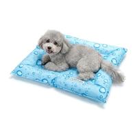 Nobleza Cama Refrescante para Perros y Gatos 65 x 55 x 5 cm, Alfombra Refrescante de Gel Autorrefrigerante, Cama de Perro Impermeable y Resistente a Arañazos, Sofa, Suelo y Jaula