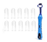 Nobleza - Cepillo de Dientes para Perros, 1 Cepillos de Dientes de Perro de 360 Grados, Kit de Cepillo de Dientes para Dedos(paquete de 10), Para Limpiar Los Dientes de Perros y Gatos