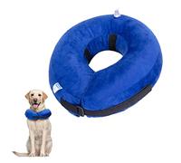 Nobleza - 2 Pack Collar de Recuperación Inflable para Perro Gato, Ajustable Collar Isabelino para Mascotas, Inflable Collar de Protección para Gatos Perros Recuperación de Cirugía o Heridas, Azul (L)