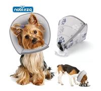 Nobleza Collar Isabelino Perro Plegable, Collar de Cono para Perros Anti- Mordida Ajustable, Gruesa y Suave Collar de Seguridad para Gatos Perros