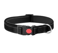 Nobleza Collar Perro, Collar Nylon Reflectante Suave Acolchado para Perros, Ajustable Collar Perro Pequeño con Cerradura de Seguridad, Collares de Entrenamiento para Perros