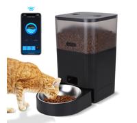 Nobleza - Comedero Automático Inteligente WiFi para Gatos y Perros - 4.2L, Controlado por App, Programable (1-10 Comidas al Día), Dispensador de