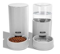 Nobleza Comedero Automático y Bebedero Gatos Perros, Dispensador Comida Gatos y Perros 3.8 L, para Perros y Gatos pequeños y medianos, Pack 2 Unidades