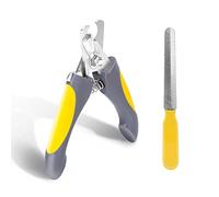 Nobleza Cortauñas Perro y Gato con Mascota Protector de Seguridad para Evitar Cortes excesivos, Acero Inoxidable Alicates Uñas Profesionales para Mascotas Perros, Gatos, Conejas