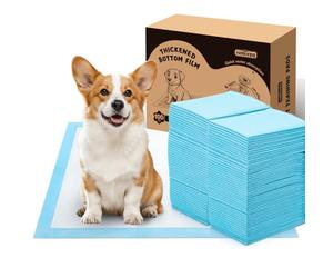 Nobleza Empapadores Perros 60x60cm Pañales Desechables para Perros, 100 Unidades Alfombra Toallas Higiénica Absorbente y Antifugas Empapadores para Mascotas,Empapadores Perros