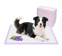 Nobleza Empapadores Perros con Aroma Lavanda, ¡Fragancia Relajante! 60x90cm (50 Unid), Absorción Instantánea y Secado Rápido, Almohadillas de Antiderrames de Perros y Cachorros
